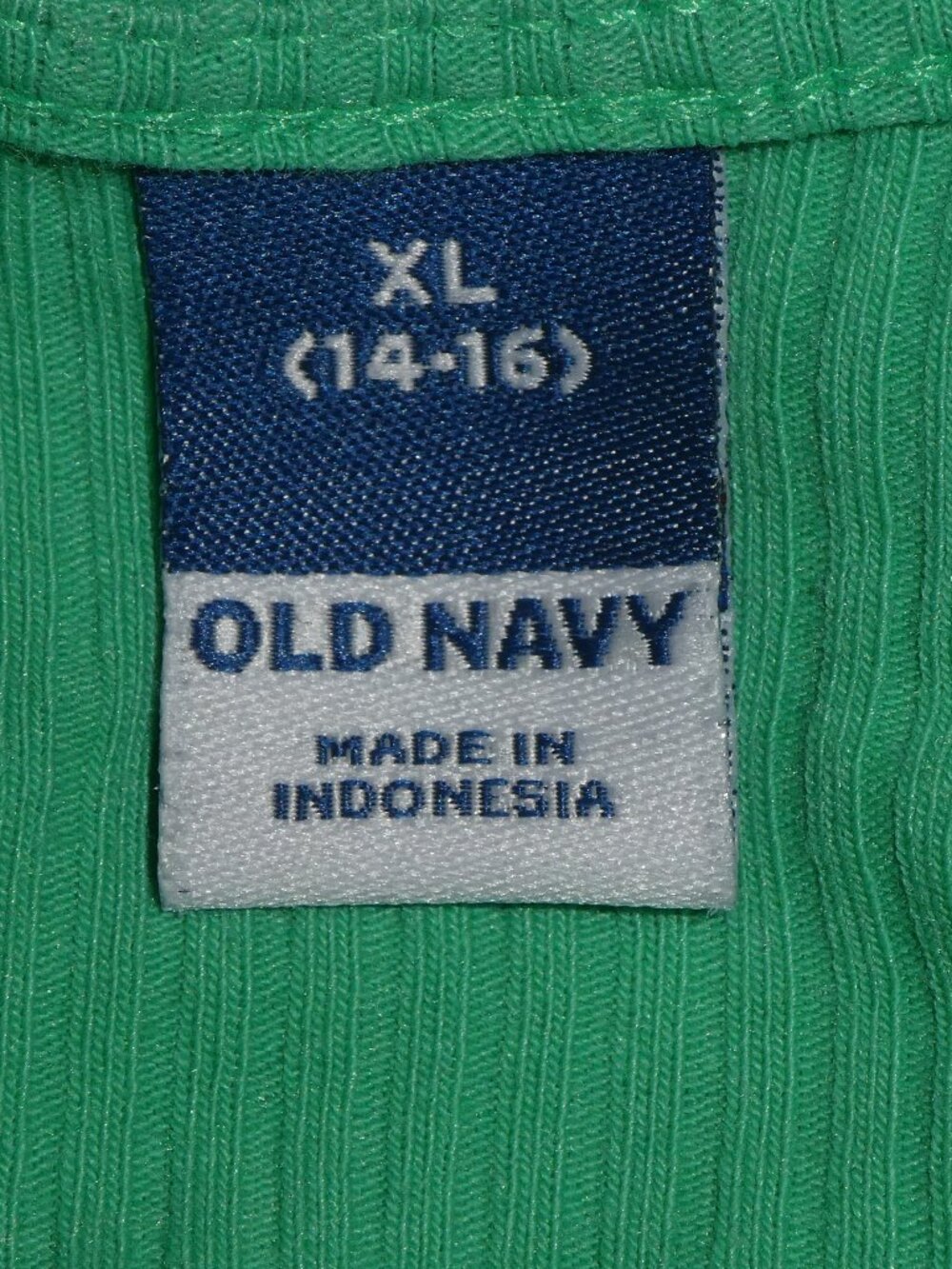 Old Navy Girls Green Ribbed Henley Romper Size XL (14-16) - Picture 4 of 7